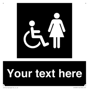 Custom information: black panel disabled and female